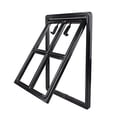 thumbnail image 1 of 12" x 16" Magnetic Lockable/Automatic Lock Pet Screen Door Dog Gate Way Pet Door for Screens, 1 of 4