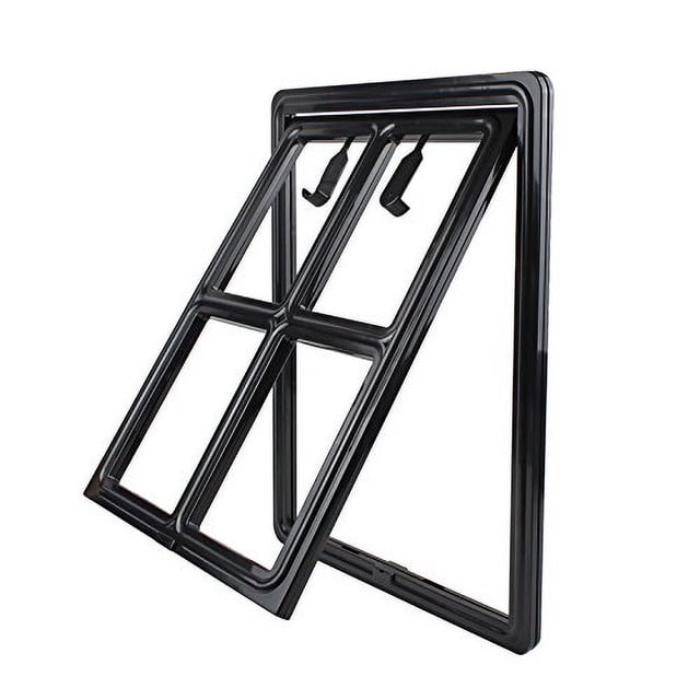12" x 16" Magnetic Lockable/Automatic Lock Pet Screen Door Dog Gate Way Pet Door for Screens