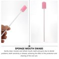 thumbnail image 2 of EeaseCA 100pcs Practical Disposable Oral Care Sponge Swab Tooth Cleaning Mouth Swab, 2 of 8