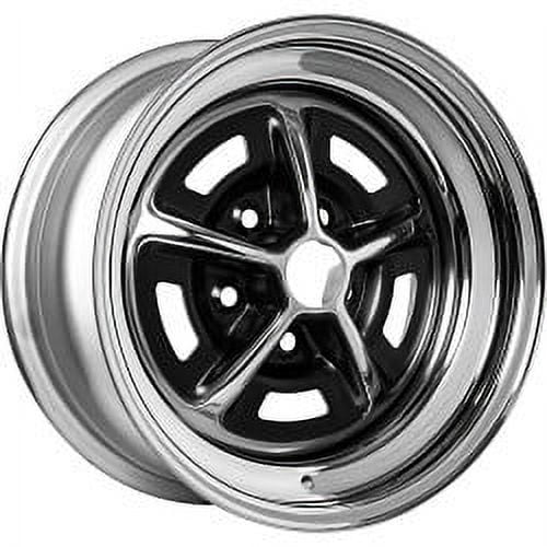 1 Boyd Coddington 15x7 5X4.50 6 54 Series Magnum 500 Chrome / Semi Black Wheel Rim