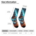 thumbnail image 2 of Balery Blue Dragon And White Tiger Calcetas Largas con Estampado para Hombre y Mujer – Suaves y Transpirables, Talla Única (US 5-11), 2 of 6
