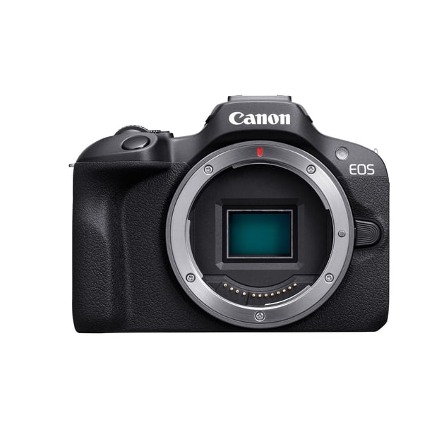 Cámara Canon EOS R100 sin espejo con montura RF únicamente en el cuerpo