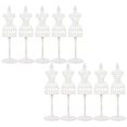 thumbnail image 2 of Mannequin Display Models Mini Clothing Stands Doll Clothes Mannequin Sturdy Plastic 21.00X6.50X6.50CM 10Pcs, 2 of 4