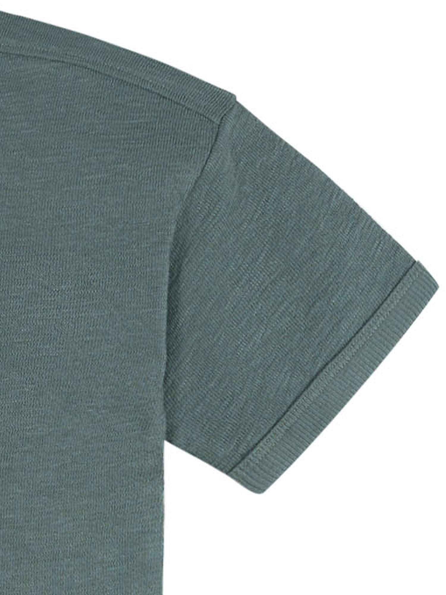 Modern Moments by Gerber Baby and Toddler Boy Organic Loose Fit Ringer Top, Sizes 0/3 Months - 5T