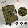 thumbnail image 5 of New York Xpress 3-Piece Softside Luggage Set, 20/26/30 inch Upright Travel Suitcases, Water-Resistant & Lightweight for Men Women, Green - TA8353, 5 of 11