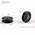 thumbnail image 2 of 70mm Gym Equipment Part Nylon Bearing Pulley for Strength Equipment, 2 of 12