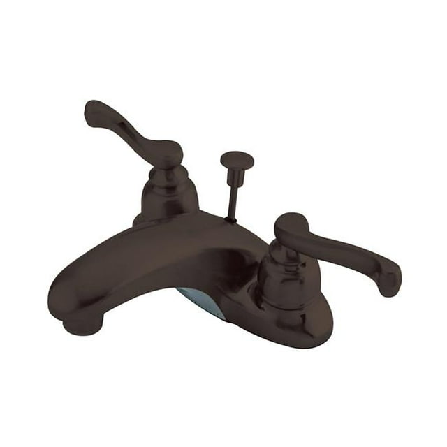 4 in. Centerset Lavatory Faucet with Handle, Oil Rubbed Bronze