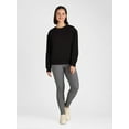 thumbnail image 3 of Athletic Works Women's and Women's Plus Crewneck Sweatshirt, Sizes XS-4X, 3 of 5