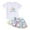 R257/Pink, variant on Vividxx Girl Easter Outfit Girls' Bunny Rainbow Mesh Dress Set Short Sleeved T Shirt And Skirt For Summer Festivals Fashion Clothing Set