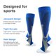 thumbnail image 4 of Calcetines de compresión Medias cómodas Transpirable Ergonómico para correr en bicicleta, 4 of 9