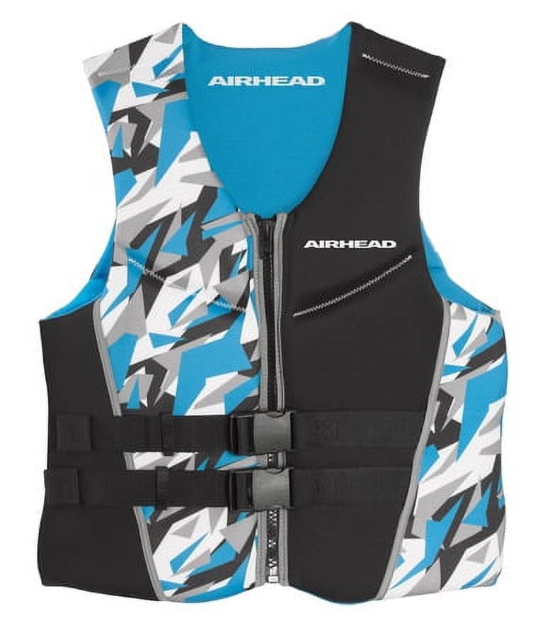 Airhead Neolite Men's Life Jacket, Kwik-Dry Tech, XS, Camo Cool Blue
