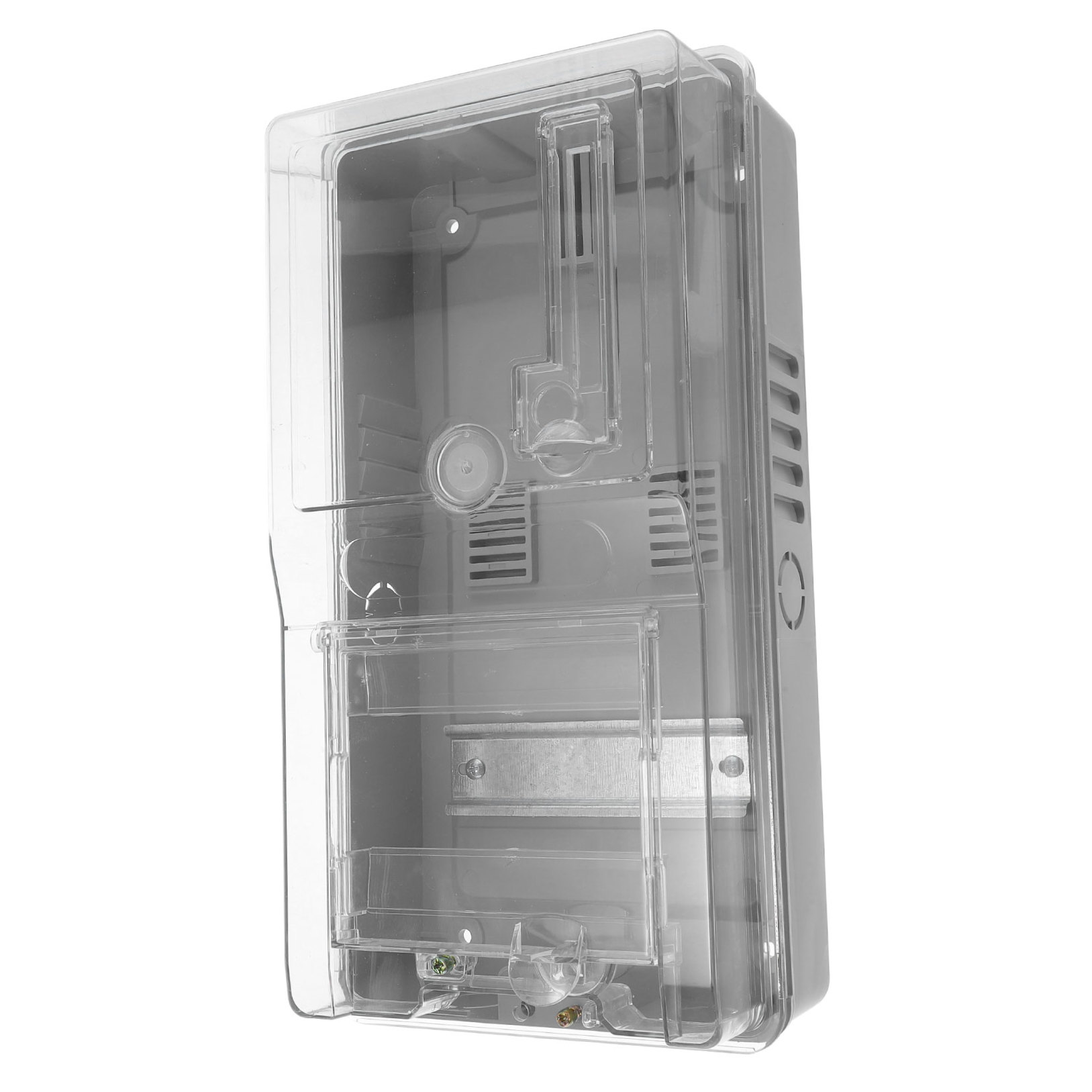 WEUVEB Weatherproof Electrical Distribution Box, Multi-Color Plastic Enclosure with High Transparency Cover for Outdoor Use