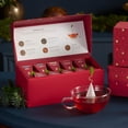 thumbnail image 3 of Tea Forte Warming Joy Holiday Premium Presentation Box Gift Set Sampler, 20 Count, 4 of Each Blend Individually Wrapped Handcrafted Pyramid Infuser Bags, 3 of 8