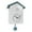 Gris, variante sur veasfak Coucou Horloge Murale Chambre d'Enfant Pendule Horloge Montre Décor Mural Gris