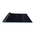 thumbnail image 2 of Ahgly Company Indoor Round Abstract Blue Modern Area Rugs, 6' Round, 2 of 4