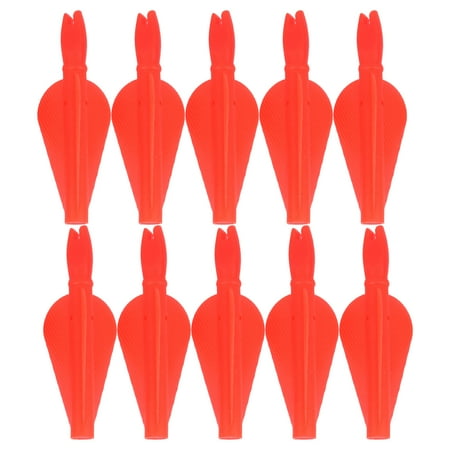 Monyance arrow tail accessory 10Pcs Replacement Arrow Tails with 8mm Diameter for Archery Practice Shooting(3.54X1.38X1.38Inches)