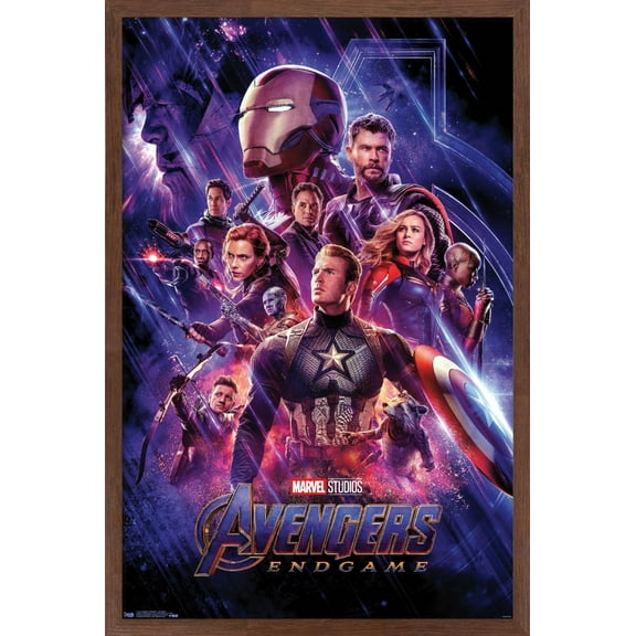 Marvel Cinematic Universe - Avengers - Endgame - One Sheet Wall Poster, 14.725" x 22.375" Framed