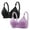 Black-1, variant on JIUKE 2PCS Wireless Bra for Women Push up Comfy Seamless Bralettes Soft Full Coverage Everyday Bra Beige M