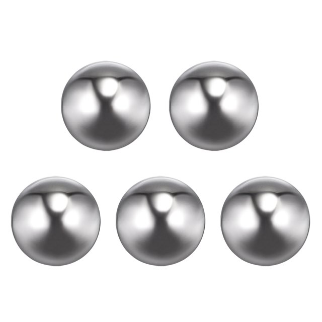 Unique Bargains 22mm 201 Billes de Roulement en Acier Inoxydable G1000 Précision 5 Pack