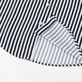 thumbnail image 3 of Mens Long Sleeve Button Shirt Casual Striped Baggy Tops Casual Lapel Shirt, 3 of 11