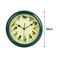 thumbnail image 3 of Wall Clock Sculpture Decor Bird Song Metal Build Suitable for Outdoor Enthusiasts Farmhouse Bedroom, 3 of 8