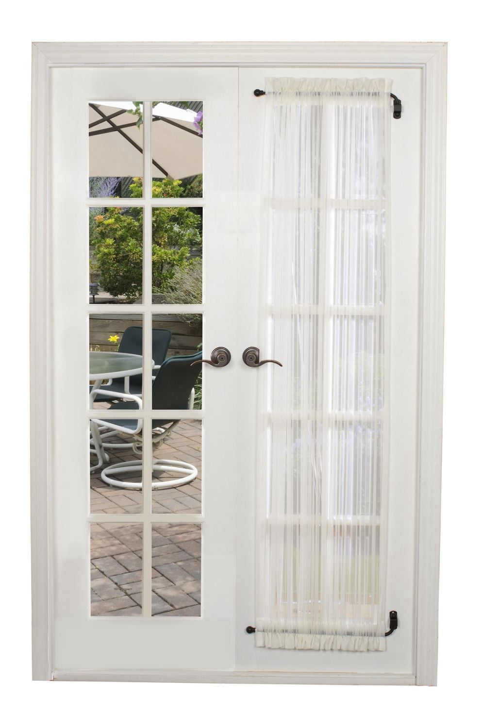 Versailles' Adjustable Arrow Finial Swing Arm Rod Set 14in - 24in