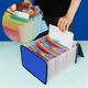 thumbnail image 3 of Carpetas de archivos Lojalitet, organizador de carpetas expandibles, organizador de documentos con carpeta expandible, azul claro, 3 of 5