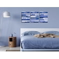thumbnail image 6 of Blue Wall-Decor - 3 Piece Canvas Wall Art - Motivational Wall Art For Office Ready To Hang Size 16" x 12", 6 of 6