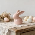 thumbnail image 4 of Uuiauoio Easter Bunny Figurine, Ceramic Rabbits for Spring Easter Decoration, Modern Art Cute Rabbit Statues for Home Decor, Office Table, Holiday Party, 4 of 6