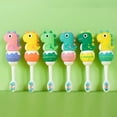 thumbnail image 4 of 1-10Y Clean Toothbrush Cartoon Dinosaur Multiple Colour Deep Cleaning Food Grade Kids Toothbrush for Home, 4 of 10