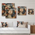 thumbnail image 4 of Designart "Midcentury Girl Illustration of Women" Mid-Century Print on Natural Pine Wood, 4 of 5