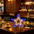thumbnail image 5 of Cififendec Christmas Neon Sign Light, 22.8"×21.8", Usb Powered Dual Use Hanging Tabletop Neon Lamp with Festive Motifs for Window Mantel Holiday Lighting, 5 of 6