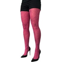 Pink Spider Web Tights for Halloween