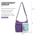 thumbnail image 2 of Angel Kiss Women's Crossbody Bag Multi Pocket Bag and Adjustable Shoulder Strap Soft Bag, 2 of 5