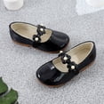 thumbnail image 5 of Staki Mary Jane Shoes Girls Dress Shoes Toddler Mary Jane Shoes Flats with Bow for Toddler/Little/Big Kids(Black,11.5 Little Kid), 5 of 6