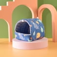 thumbnail image 2 of Warm Bed House Cusion, Fleece Hut Hanging Hammock Cute Toy Nest - for Mini Small Animal Mice,Sugar Glider,Chinchilla,Dwraf Hamster, 2 of 2