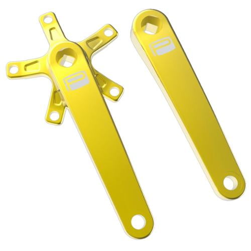 Promax SQ1 Square Taper JIS Cold Crank Arms 150mm Gold