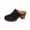 Black, variant on Xfvqtps Womens Mules Slide Sandals Block Heel Close Toe Casual Slip on Spring Summer Office Wear Comfort