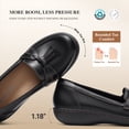 thumbnail image 6 of DREAM PAIRS Women's Loafers Slip On Comfort Dress Shoes with Arch Support, Lightweight Business Casual Work Office Walking Shoes, 6 of 8