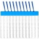 thumbnail image 3 of Transparent PVC Bookmark for Reading Use 10 Pieces Practical and Beautiful Book Accessories, 3 of 5