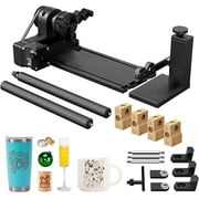 xTool RA2 Pro for M1, 4-in-1 Laser Rotary with Risers, Laser Rotary Roller Engraving Module for Laser Engraver, Jaw Chuck Rotary, Y-axis Rotary Roller for Engraving Cylindrical Objects