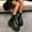 Black, variant on OKBOP Womens Round Toe Loafers Comfortable Buckle Strap Thick Sole Casual Dress Work Shoes
