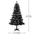 thumbnail image 3 of Holiday Time Madison™ 6.5' Pre-Lit Regular Full Pine Christmas Tree - Black, 3 of 5