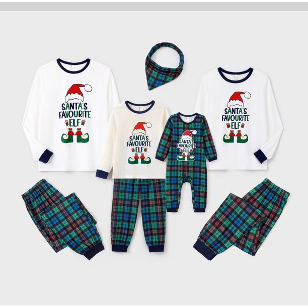 PatPat Christmas Family Matching Pajamas Christmas Pjs Holiday ...
