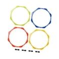 thumbnail image 3 of Quzzie 4 Pieces Agility Rings Portable Sports Speed Rings for Games Football Soccer S, 3 of 8