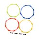 thumbnail image 3 of 4 piezas de aros de agilidad, aros de velocidad multifuncionales, equipo de entrenamiento para ejercicios de velocidad L, 3 of 9