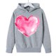 thumbnail image 3 of Sudadera con capucha y estampado de corazón de San Valentín, sudadera de manga larga para niños y niñas, chaqueta para niñas de talla mediana y grande., 3 of 7