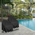 thumbnail image 2 of 2 Pcs Housse de Chaise de Loisirs Rotative Extérieure Housse de Protection Imperméable 27.5*32.5*39 Pouces, 2 of 9