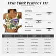 thumbnail image 5 of Bixox Women's Labrador Retriever Dog Pattern Fitness Navel Tank Top U-Back Yoga Tank Top Sweatshirt Sports Bra, 5 of 7
