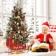 thumbnail image 4 of 492|illuminated christmas tree set: 3ft artificial sleigh base, battery-operated, 78 LED lights, 8 modes, 4 of 8